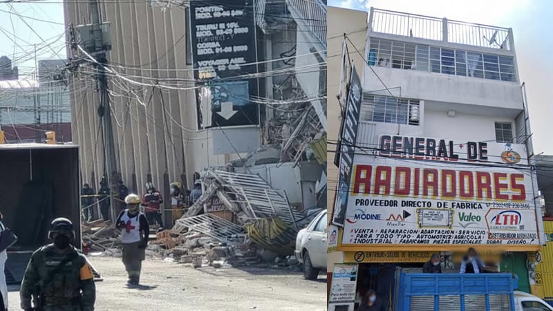 Por: Cortesía Así lucía el edificio que explotó en la Diagonal; tras la tragedia solo quedan escombros