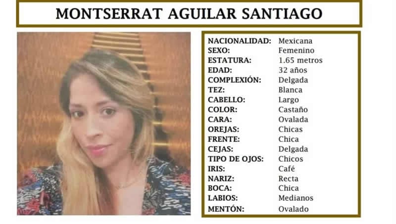 Por: Cortesía Se su apoyo para localizar a Monserrat Aguilar; fue vista pr última vez en San Andrés Cholula