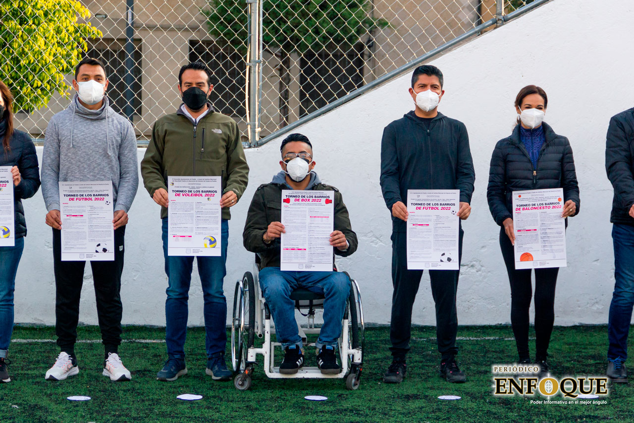 Lanzan convocatoria para Torneo de Barrios 2022 en Puebla