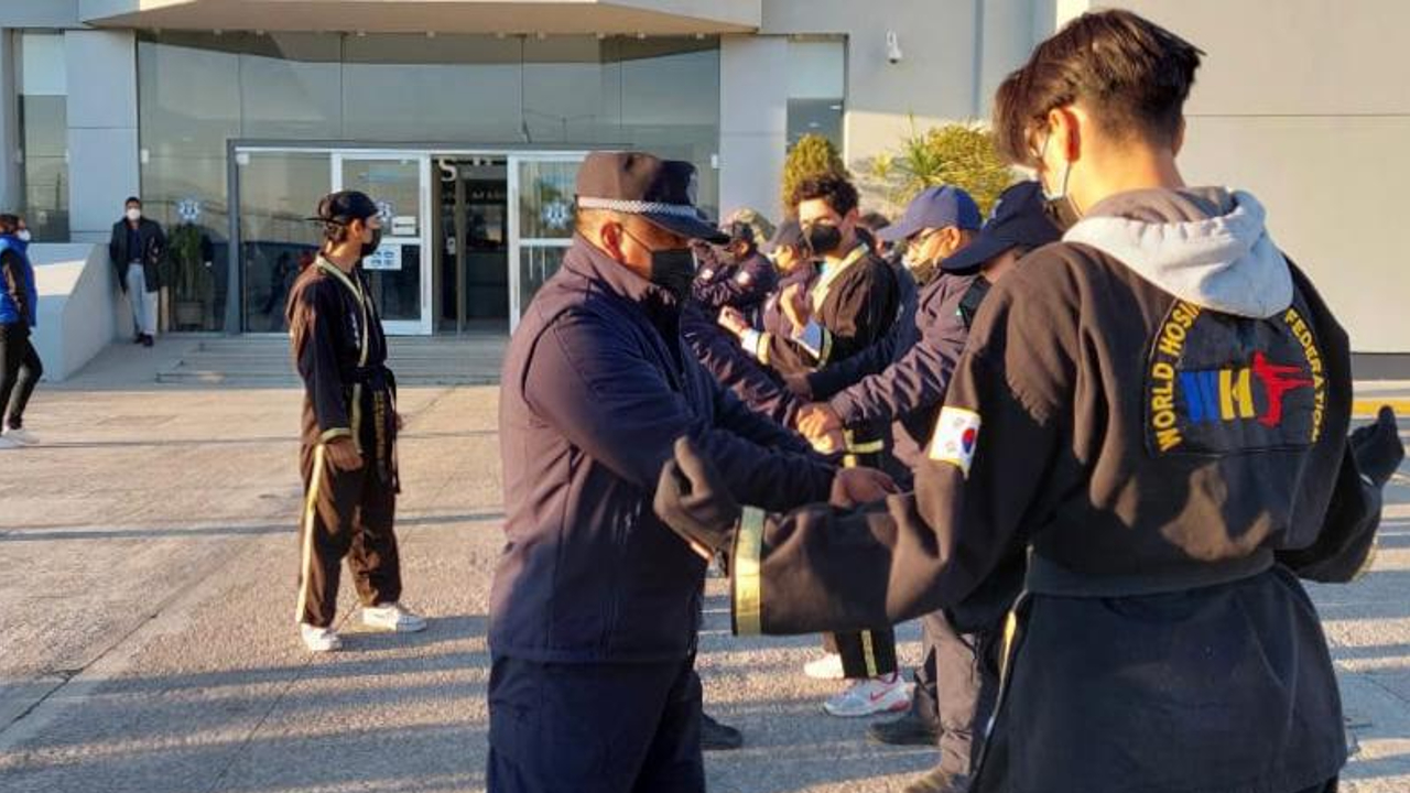 Por: Cortesía En San Andrés Cholula concluyó la capacitación de especialistas en artes marciales a Policías Municipales