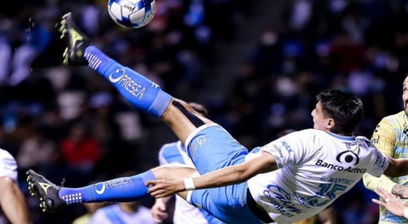 Por: Cortesía "Por si te  lo perdiste": este es el golazo de chilena con el que el Puebla FC consiguío el empate
