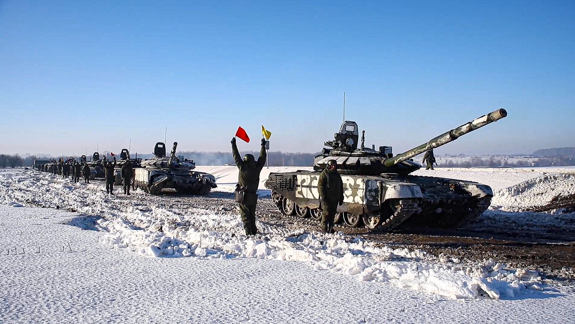 Por: Cortesía Rusia anuncia retiro de algunas de sus tropas militares cerca de la frontera con Ucrania