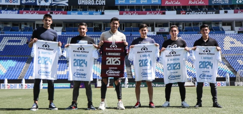 Por: Cortesía Puebla anunció renovación de jugadores juveniles