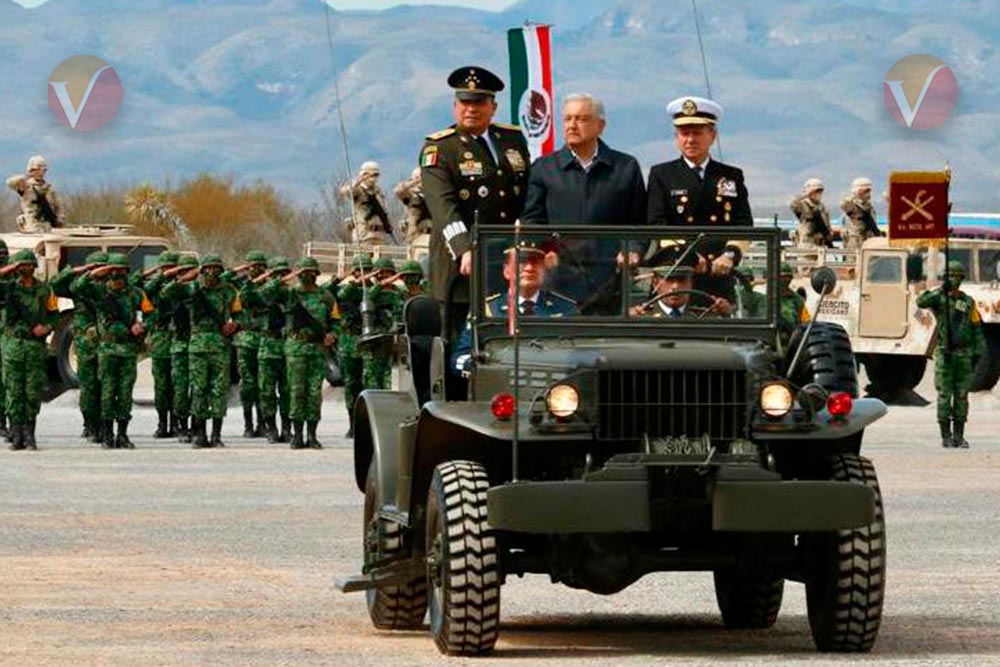 Por: Cortesía Encabezó AMLO el 109 aniversario del Ejército en Coahuila