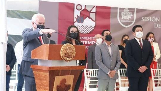 Por: Cortesía Al vapor asignación de cargos en Chiautempan