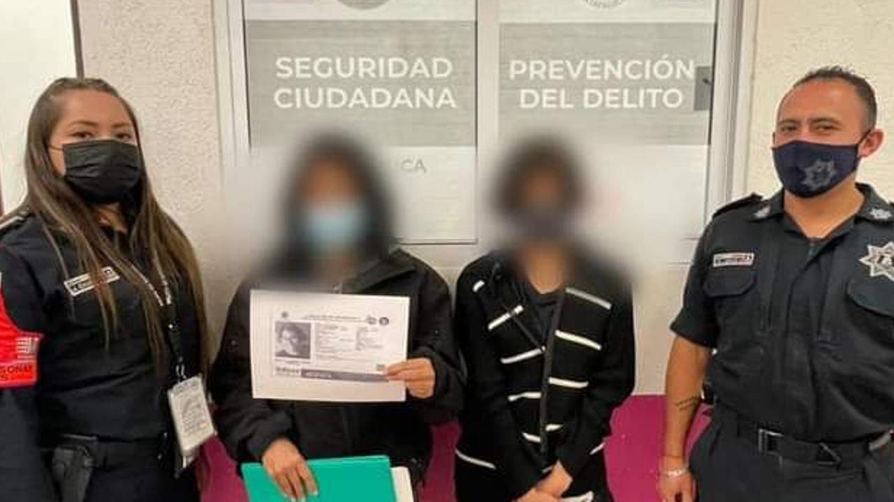 Por: Cortesía Policía de San Pedro Cholula logró localizar a una chica menor de edad extraviada en el EdoMex