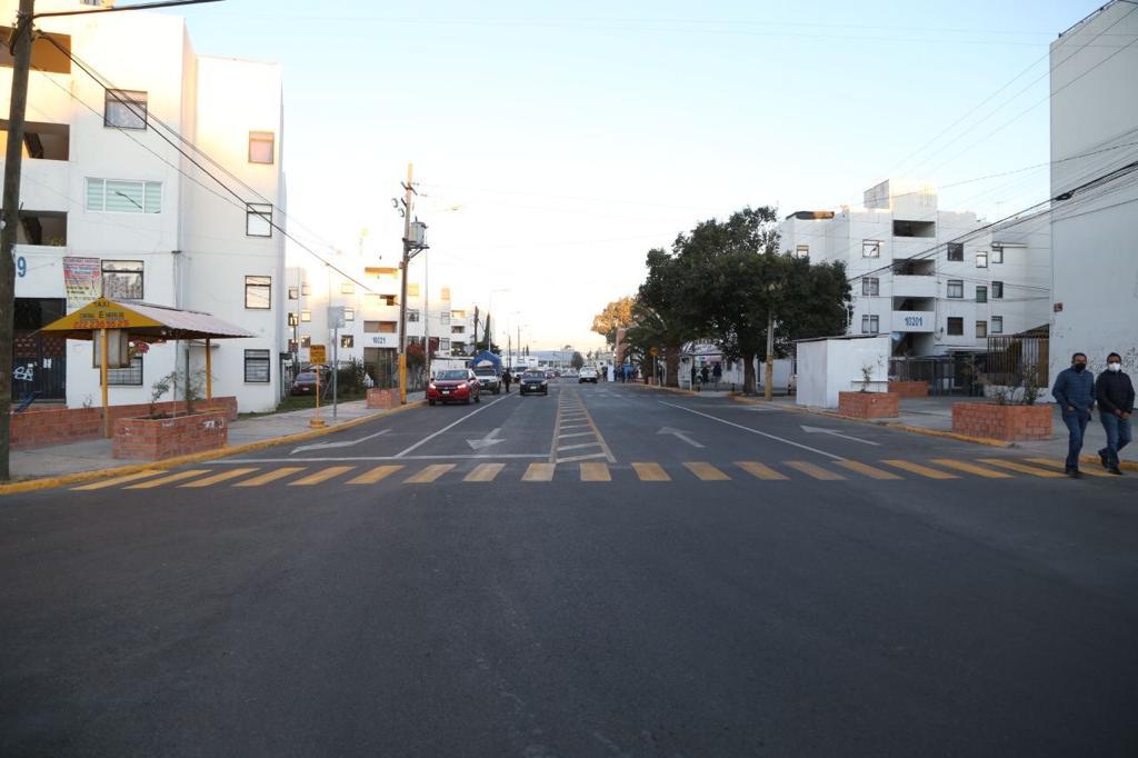 Por: Cortesía Rehabilitan calle 102 poniente con una inversión de 8.2 mdp