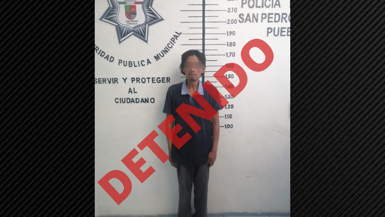 Por: Cortesía Detienen en San Pedro Cholula a presunto ladrón de camionetas