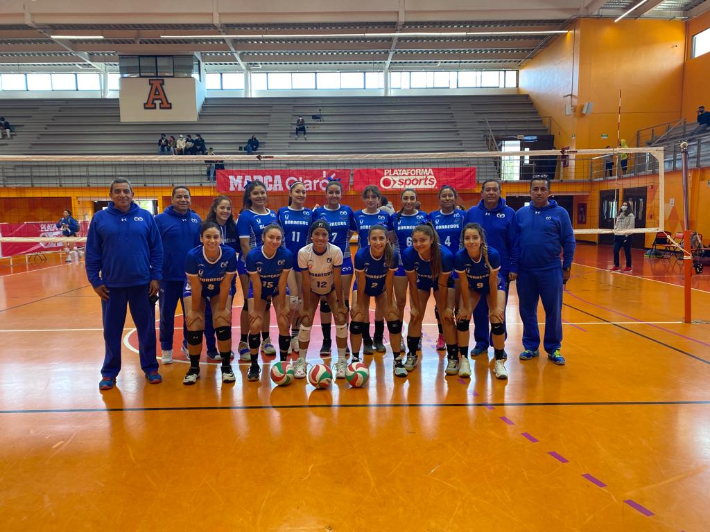 Por: Cortesía A todo galope iniciaron Borregas Puebla en el voleibol