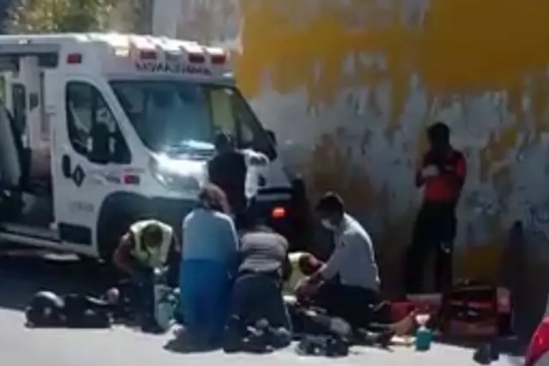 Pareja choca contra unidad de RUTA  en avenida las Torres; fallece la copiloto y su bebé