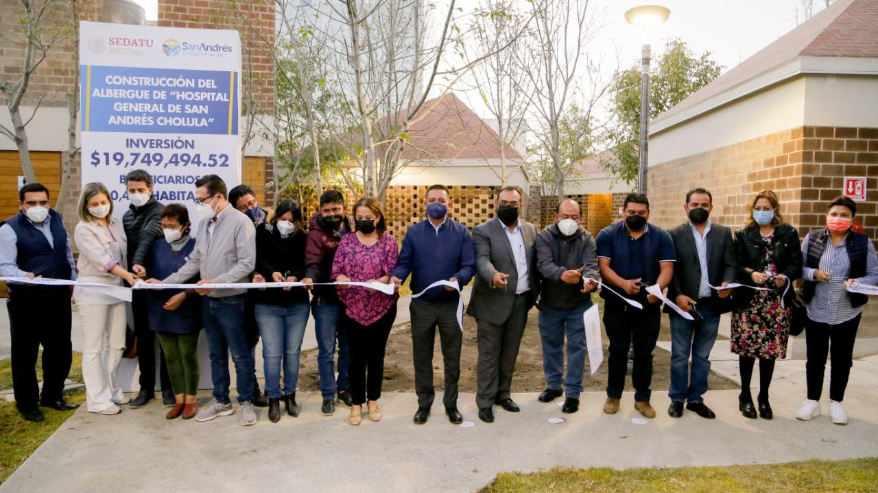 Por: Cortesía SEDATU hizo la entrega del Albergue del Hospital General de Cholula