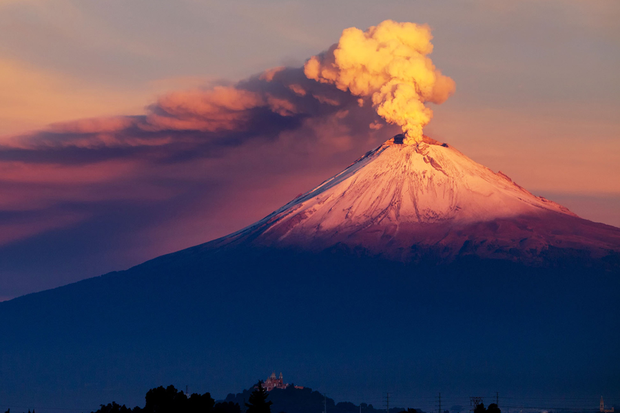Por: Cortesía Actividad volcánica: Popocatépetl  presenta 25 exhalaciones