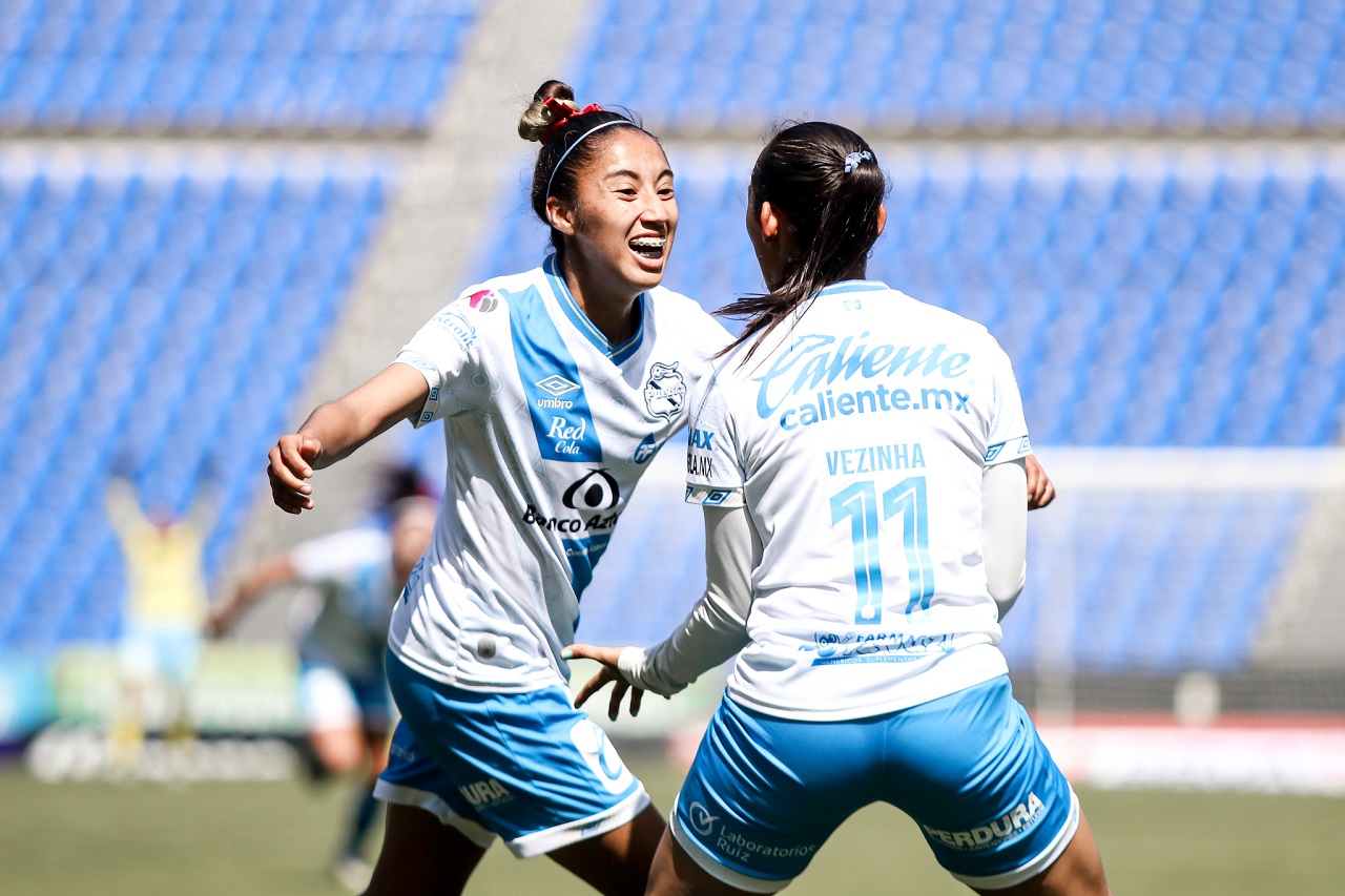 Por: Cortesía María Elena Sainz, tepeaquense que destaca en el Puebla Femenil