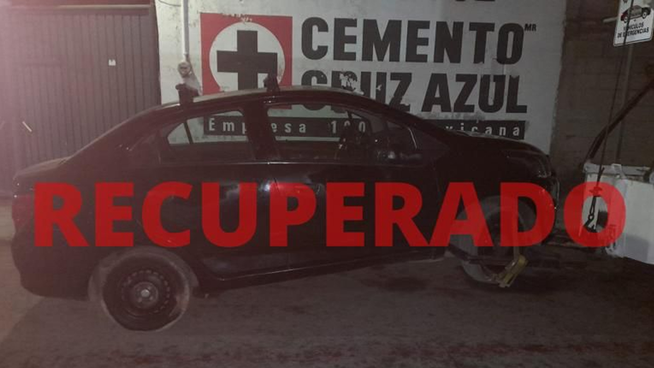 Por: Cortesía Recuperan en San Pedro Cholula vehículo con reporte de robo