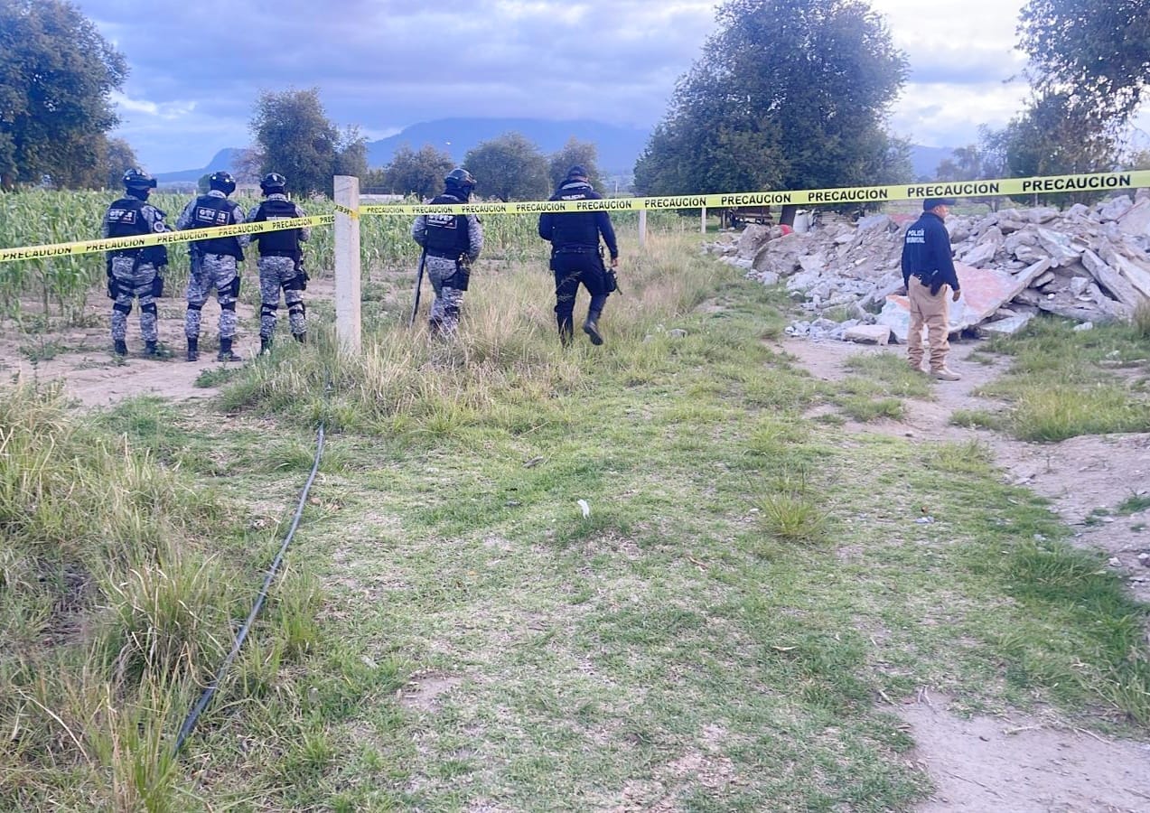 Por: Cortesía Atiende seguridad pública de Huamantla reporte de una persona sin vida en terrenos de labor