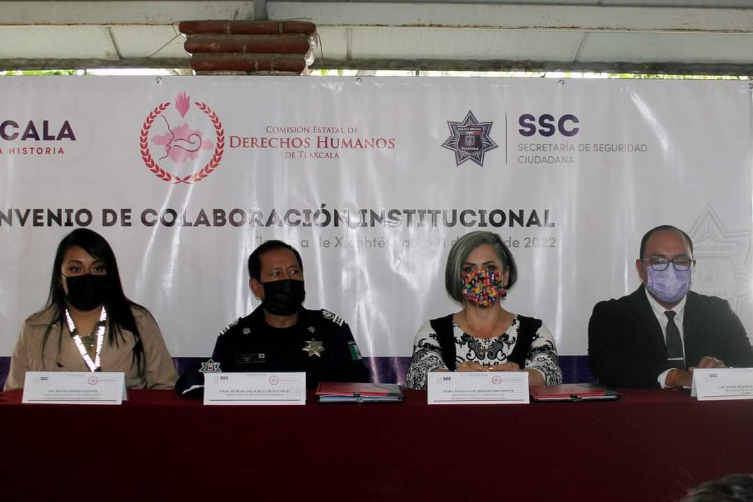 Por: Cortesía Signan convenio de colaboración CEDH y SSC