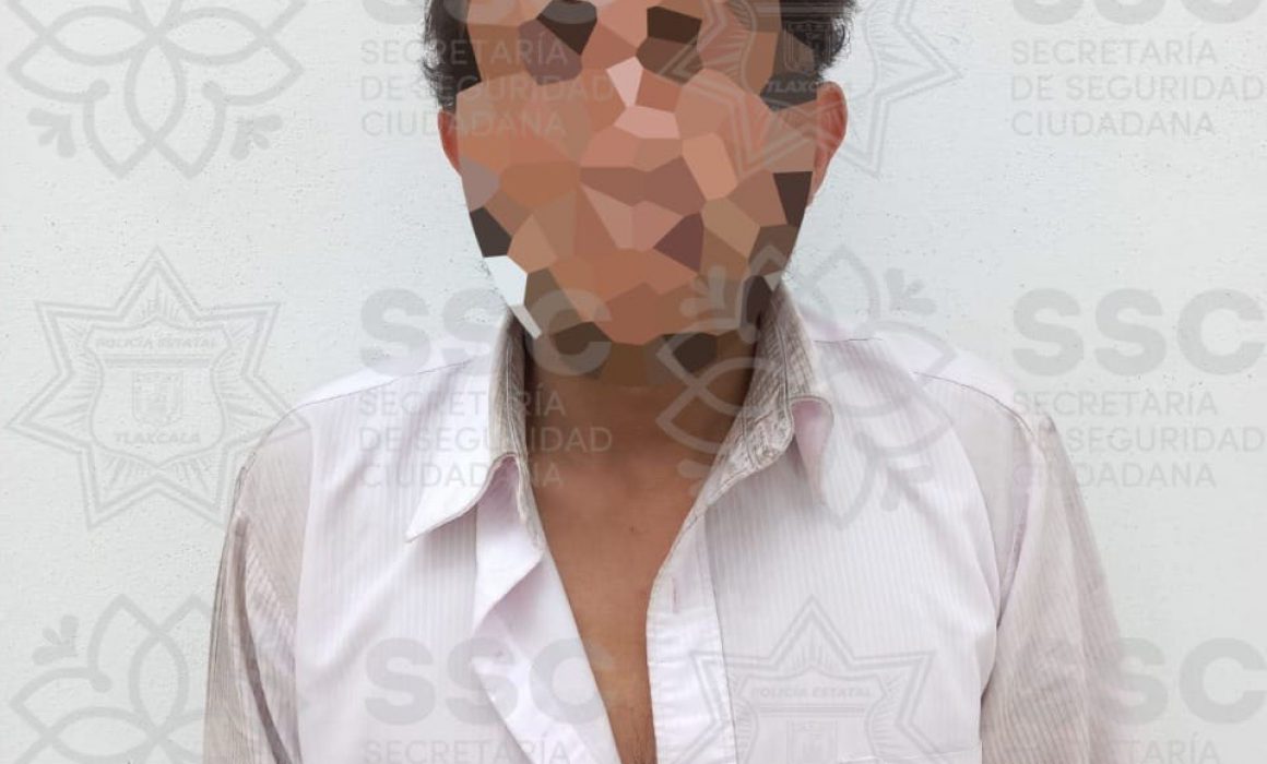 Detiene SSC en Chiautempan a presunto responsable de robo 