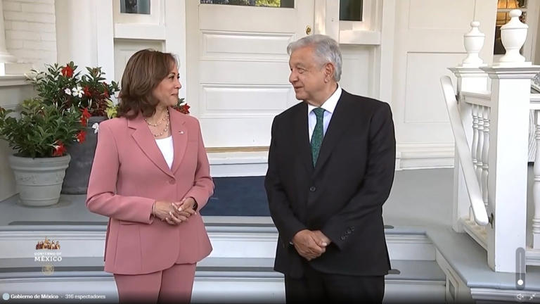 Por: Cortesía Visita de AMLO a Washington arranca con reunión con Kamala Harris