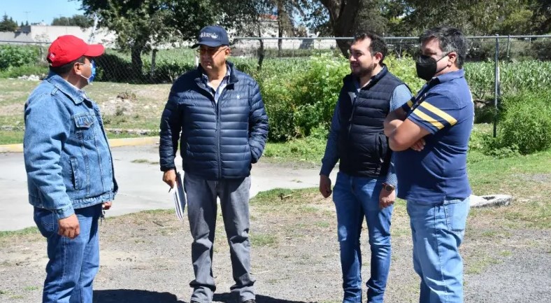 Ayuntamiento de Huamantla prepara las instalaciones de al Feria Internacional del Arte Efímero y la Dalia 2022