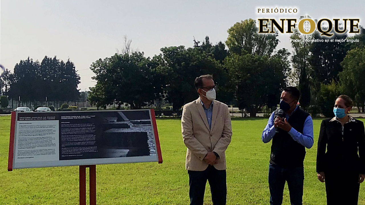 Por: Cortesía Fue renovada la señalética de la Zona Arqueológica de Cholula