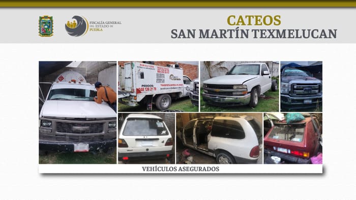 Por: Cortesía Cateo en Texmelucan deja un detenido, decomiso de drogas y diversos vehículos recuperados