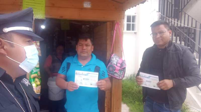 Policías de Huamantla realizan recorridos de vigilancia por las comunidades 