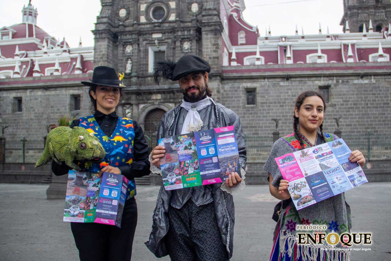 Por: Alex Muñoz Ayuntamiento de Puebla presenta actividades turísticas verano 2022; esperan 500 mil turistas