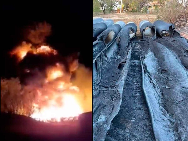 Por: Cortesía Habitantes de municipios rurales incendian tuberías para evitar envío de agua a Monterrey