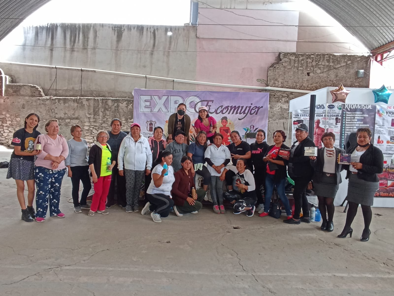 Por: Cortesía Participan mujeres emprendedoras en la “Expo Ecomujer” en Tepeaca