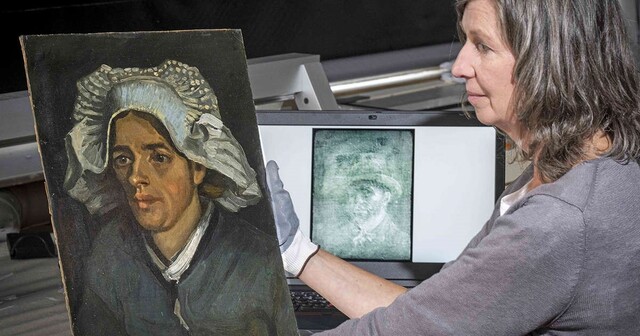 Por: Cortesía Encuentran autorretrato de Vincent Van Gogh escondido detrás de pintura