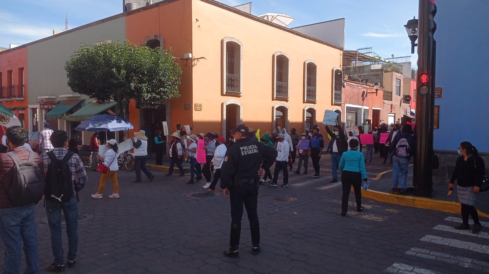 Por: Cortesía umentan protestas para exigir libertad de presidente de Tlalcuapan