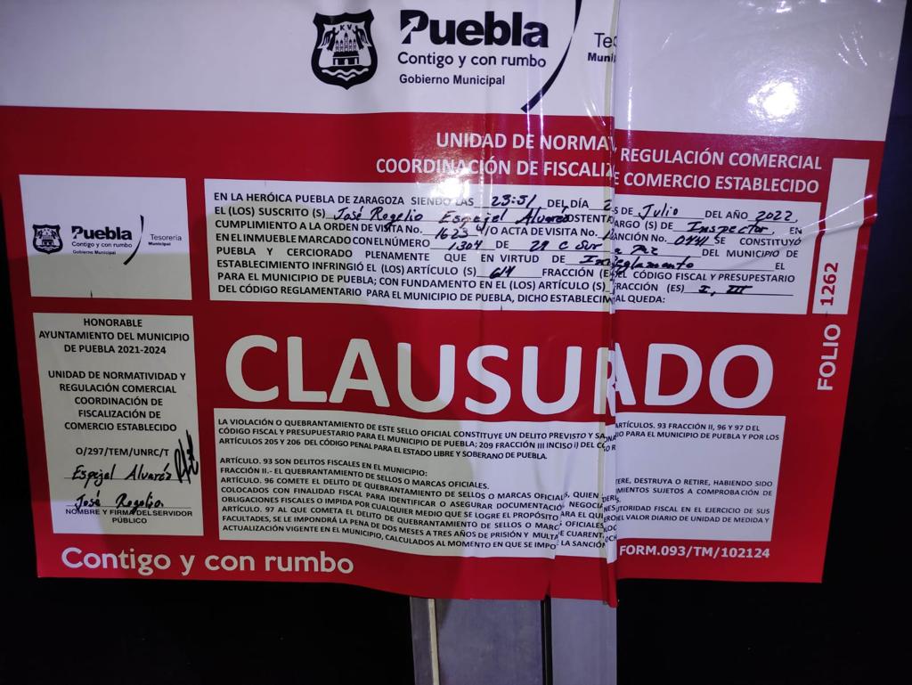 Clausuran casino clandestino en la colonia La Paz