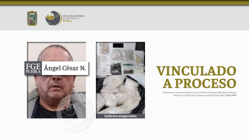 Por: Cortesía Fiscalía Puebla en cateo en Teziutlán aseguró 15 kilos de droga