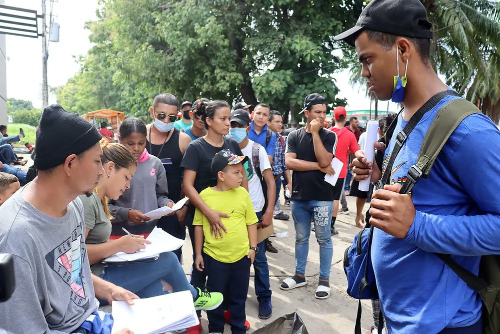 Por: Cortesía Caravana migrante sale de Tapachula rumbo a Huixtla, Chiapas