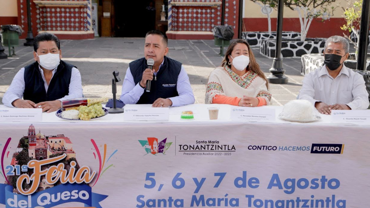 Por: Cortesía  Santa María Tonanzintla acogerá su 21ª Feria del Queso