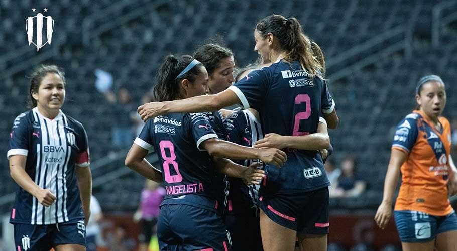 Por: Cortesía Puebla Femenil cayó ante Rayadas en el Gigante de Acero