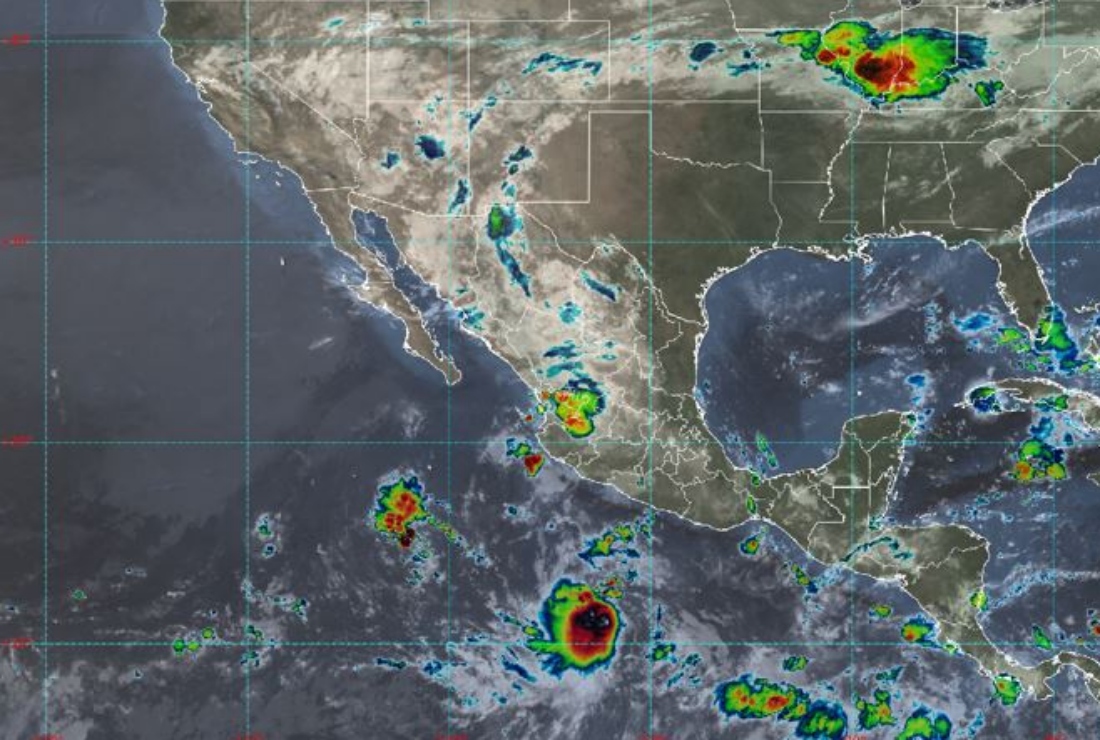 Por: Cortesía Se forma tormenta tropical 'Frank' en el Pacífico, esta será su trayectoria