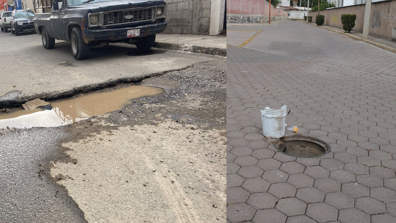 Por: Cortesía San Pedro Cholula pasa por una problemática de baches en las calles