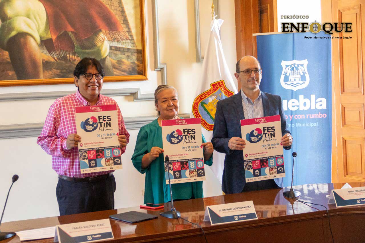 Por: Alex Muñoz 38 expositores participarán en el Festín Poblano edición Verano 2022
