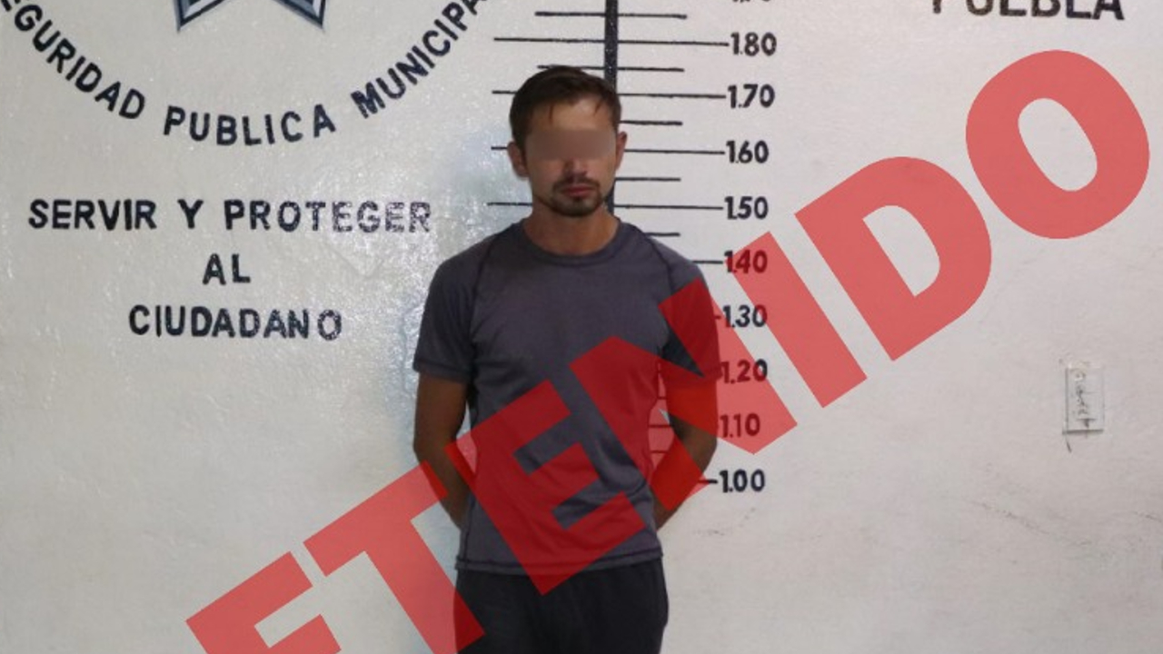 Por: Cortesía Detienen en San Pedro Cholula presunto narcomenudista de marihuana