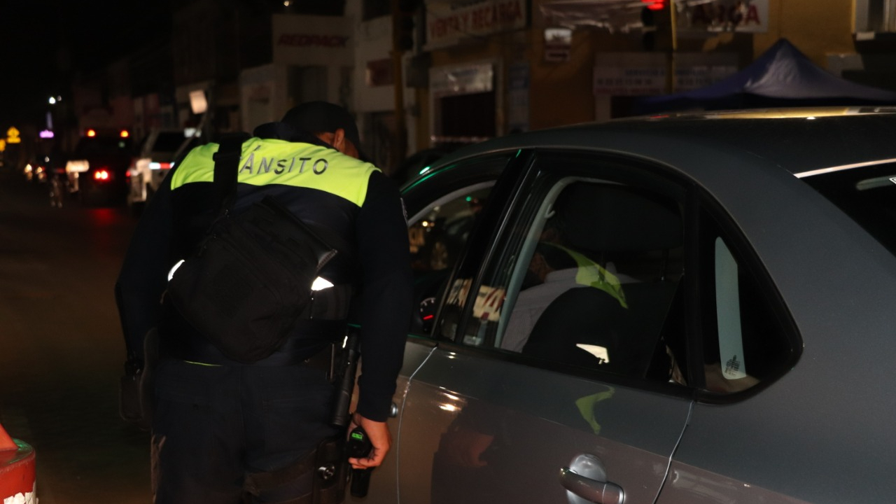 Por: Cortesía En los últimos dos fines de semana se han remitido en San Pedro Cholula a 70 personas en los operativos de alcoholímetro