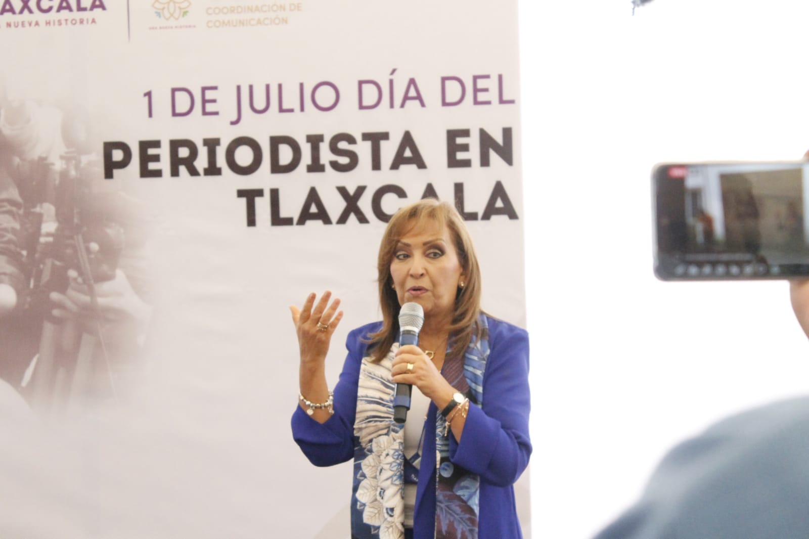 Reconoce Lorena Cuéllar importancia de medios de comunicación