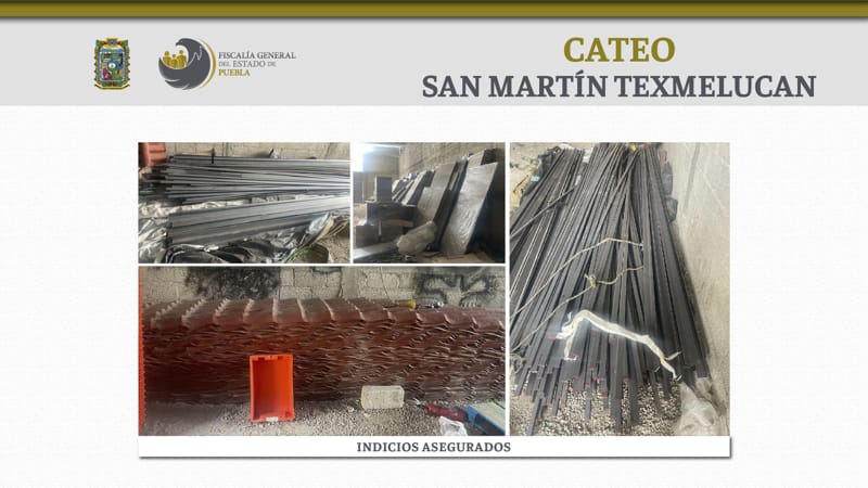 Por: Cortesía Durante cateo se logró recuperar mercancía robada en Texmelucan