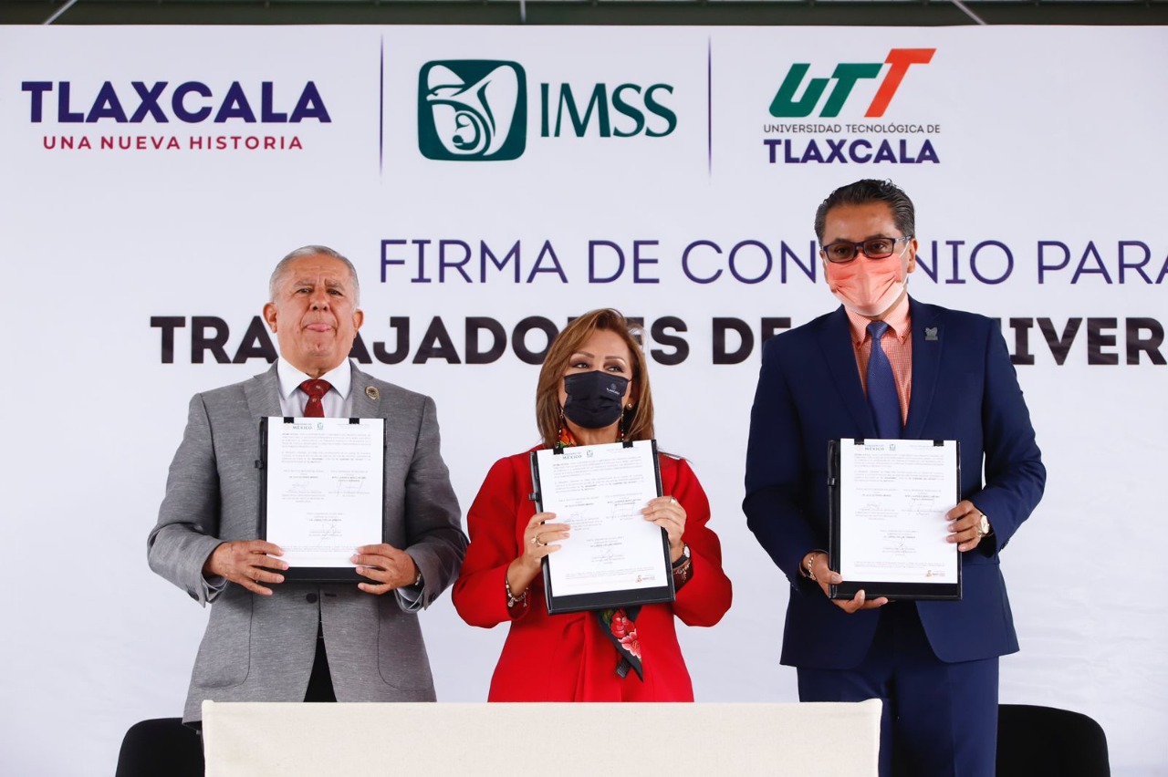 Por: Cortesía Mejora gobernadora Lorena Cuéllar condiciones de trabajo del personal de la UTT con afiliación al IMSS