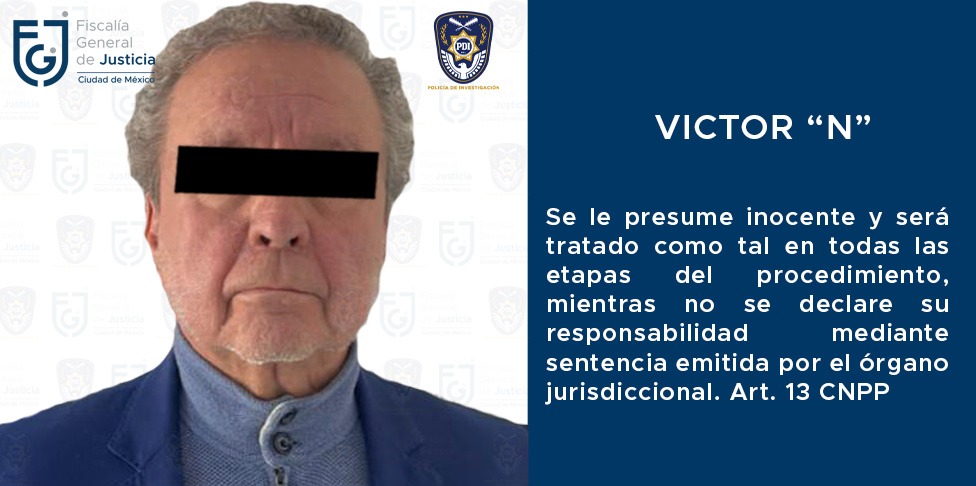 Por: Cortesía Detienen a exdirector jurídico de Cruz Azul, Víctor Garcés en Polanco, CDMX