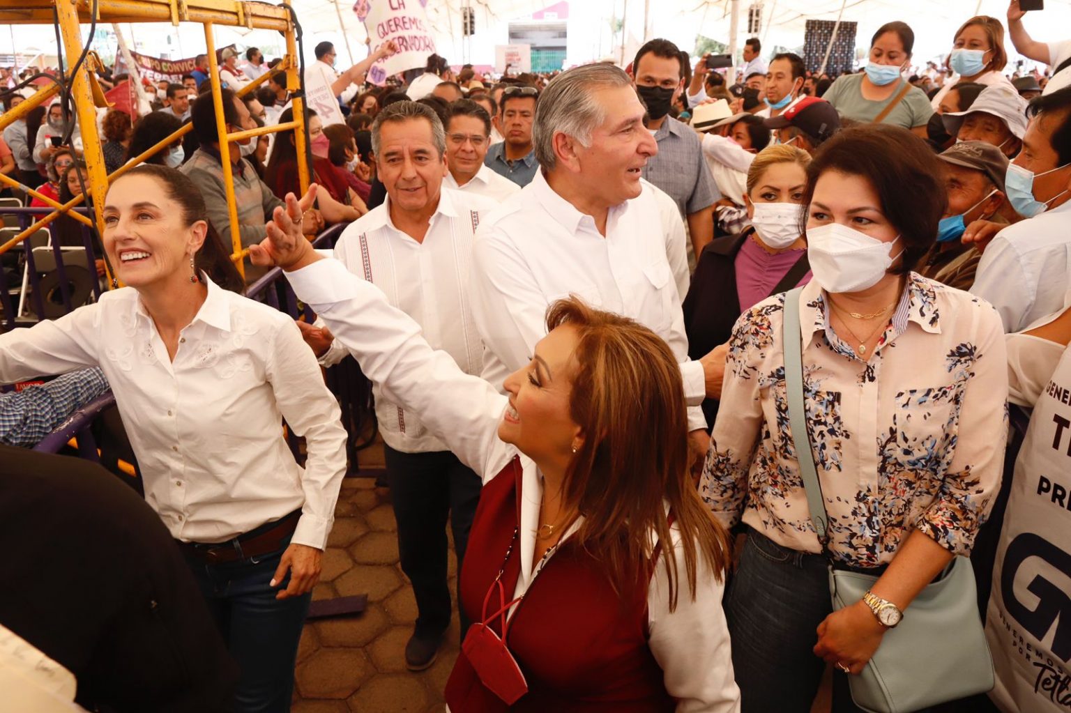 Por: Cortesía Respaldan líderes nacionales a Lorena Cuéllar, es ejemplo de la transformación del país