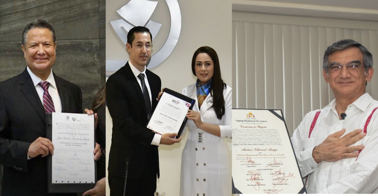 Por: Cortesía Entregan constancia de mayoría a gobernadores electos de la jornada 2022