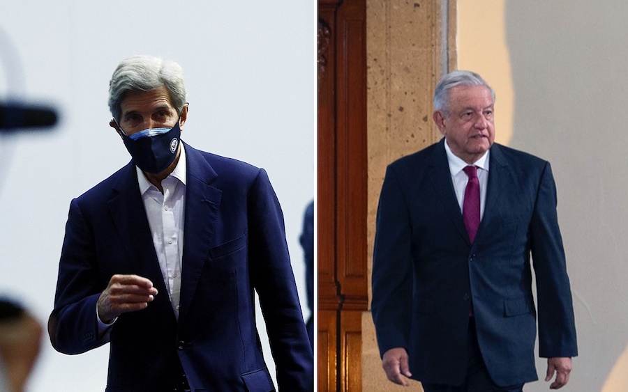 Por: Cortesía Arriba John Kerry a Palacio Nacional para reunirse con AMLO y tratar asuntos del Cambio Climático