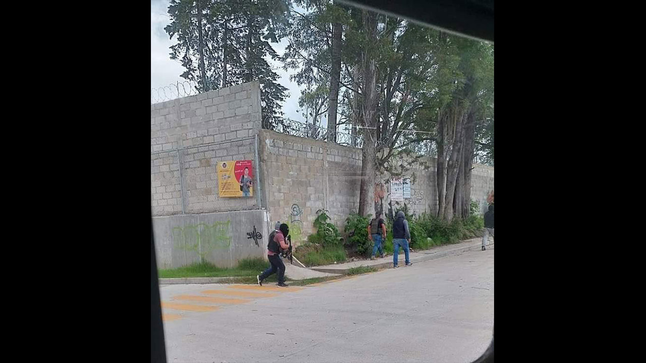 Por: Cortesía Grupo armado sembró pánico por horas en San Cristóbal de Las Casas, Chiapas