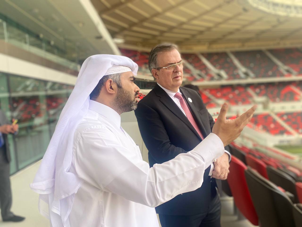 Por: Cortesía Marcelo Ebrard asegura que equipo en Qatar esta listo para atender a 80 mil mexicanos
